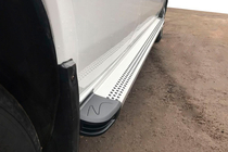 Mercedes Sprinter W901/902/903/904/905 1995–2006 Estribos Laterales Maya V2 (2 uds., Aluminio) foto 1