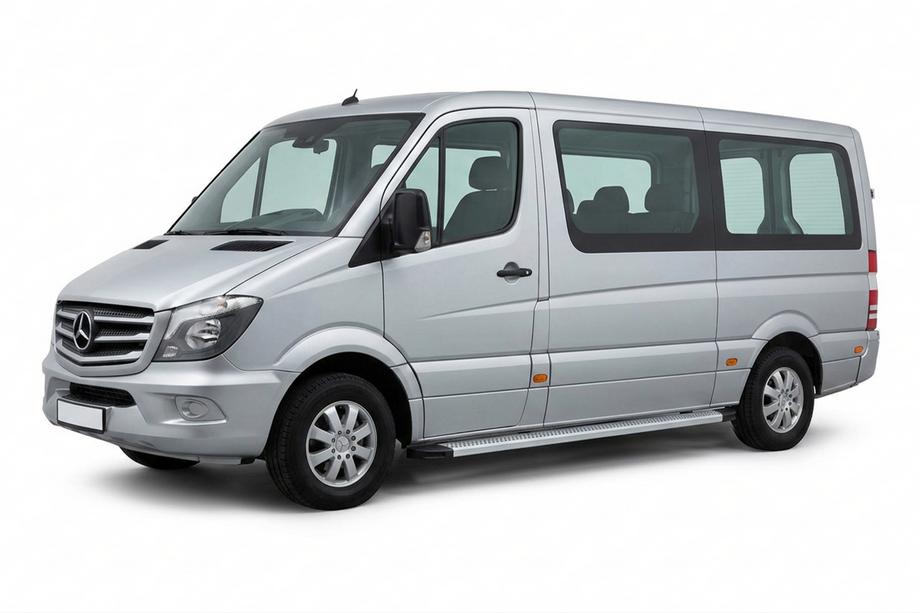 Mercedes Sprinter W906 2006–2018 Estribos Laterales Maya V2 (2 uds., Aluminio) Image
