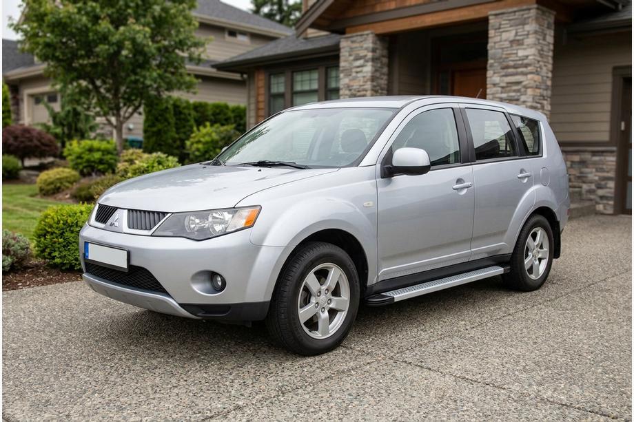 Mitsubishi Outlander 2006-2012 Estribos Laterales Maya V2 (2 uds., Aluminio) Image