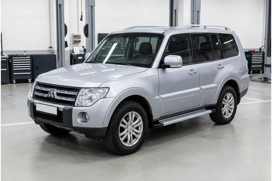 Mitsubishi Pajero Wagon IV 2006-2021 Estribos Laterales Maya V2 (2 uds., Aluminio) Image