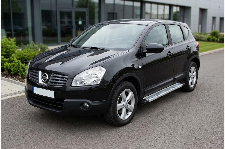 Nissan Qashqai 2007-2010 Estribos Laterales Maya V2 (2 uds., Aluminio) Image