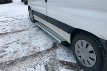 Peugeot Partner 1996-2008 Estribos Laterales Maya V2 (2 uds., Aluminio) foto 1