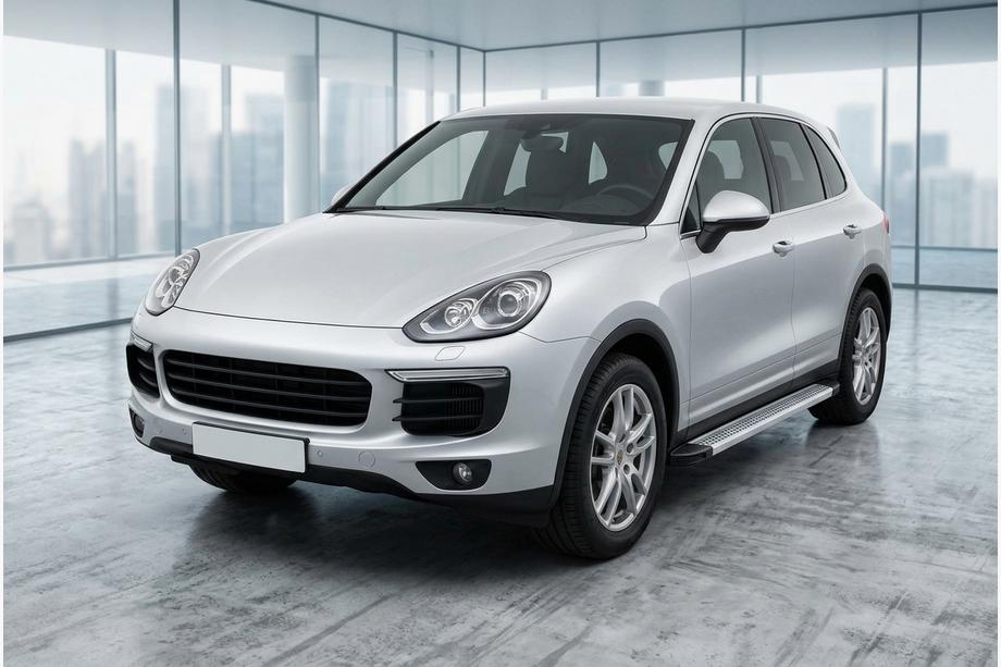 Porsche Cayenne 2010-2017 Estribos Laterales Maya V2 (2 uds., Aluminio) Image