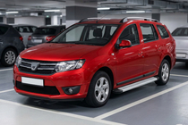 Renault Logan MCV 2013-2022 Estribos Laterales Maya V2 (2 uds., Aluminio) foto 1