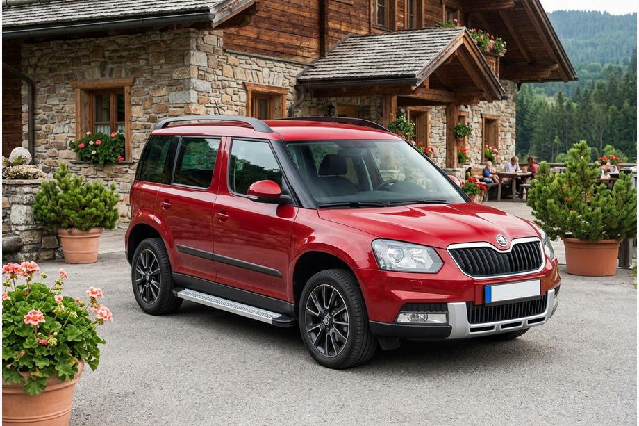 Skoda Yeti 2009-2017 Estribos Laterales Maya V2 (2 uds., Aluminio) Image