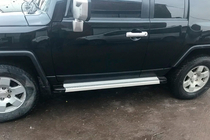 Toyota FJ Cruiser 2006-2022 Estribos Laterales Maya V2 (2 uds., Aluminio) foto 5