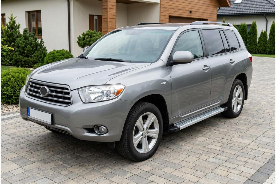 Toyota Highlander 2008-2013 Estribos Laterales Maya V2 (2 uds., Aluminio) Image