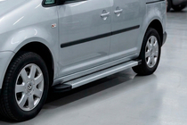 Volkswagen Caddy 2010-2015 Estribos Laterales Maya V2 (2 uds., Aluminio) foto 1