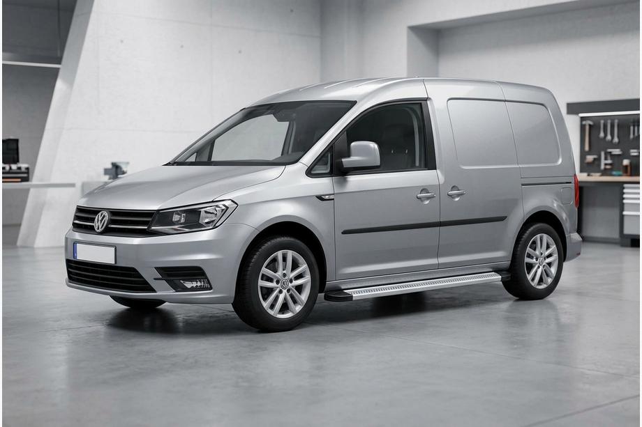 Volkswagen Caddy 2015-2020 Estribos Laterales Maya V2 (2 uds., Aluminio) Image