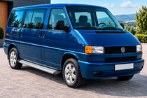 Volkswagen T4 Caravelle/Multivan 1990–2003 Estribos Laterales Maya V2 (2 uds., Aluminio) foto 1