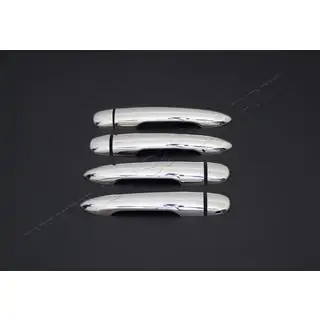 Cubiertas Cromadas para Manijas de Puerta (4 uds, Acero Inoxidable) foto 3