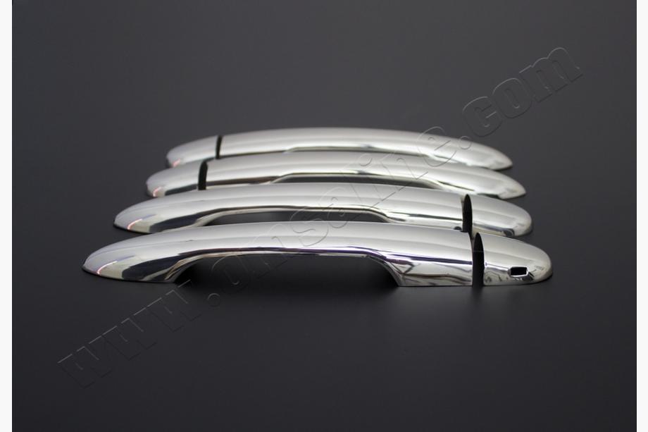 Renault Megane II 2004-2009 Cubiertas Cromadas para Manijas de Puerta (4 uds, Acero Inoxidable) Carmos - Acero Inoxidable Turco Foto 5
