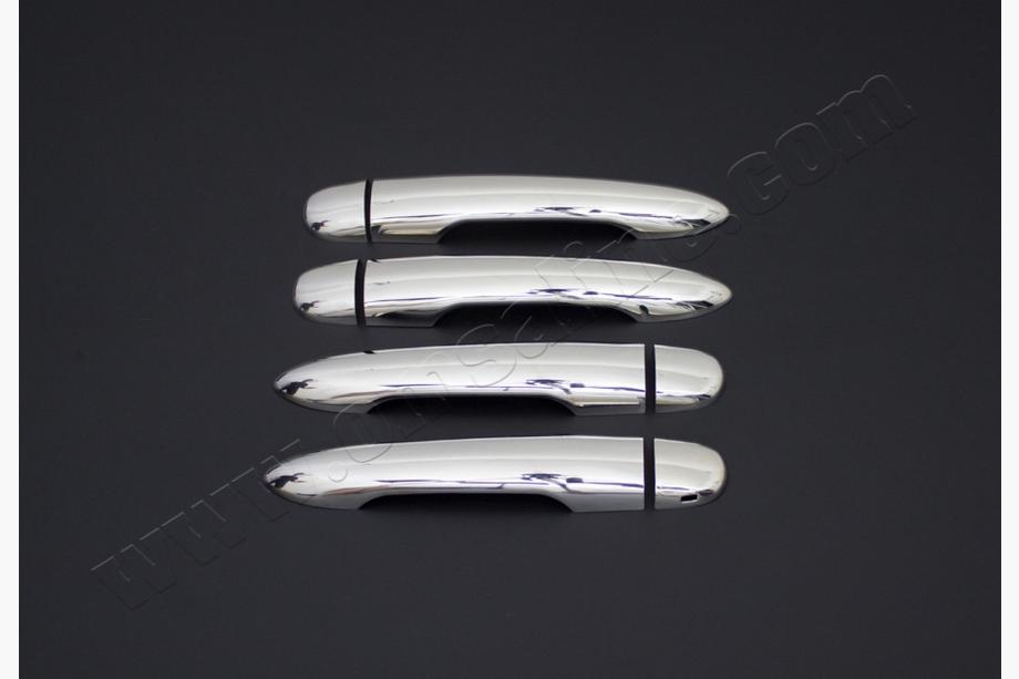 Renault Megane II 2004-2009 Cubiertas Cromadas para Manijas de Puerta (4 uds, Acero Inoxidable) Carmos - Acero Inoxidable Turco Foto 3