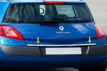 Renault Megane II 2004-2009 Moldura maletero acero inoxidable HB, Carmos - Acero Turco foto 2