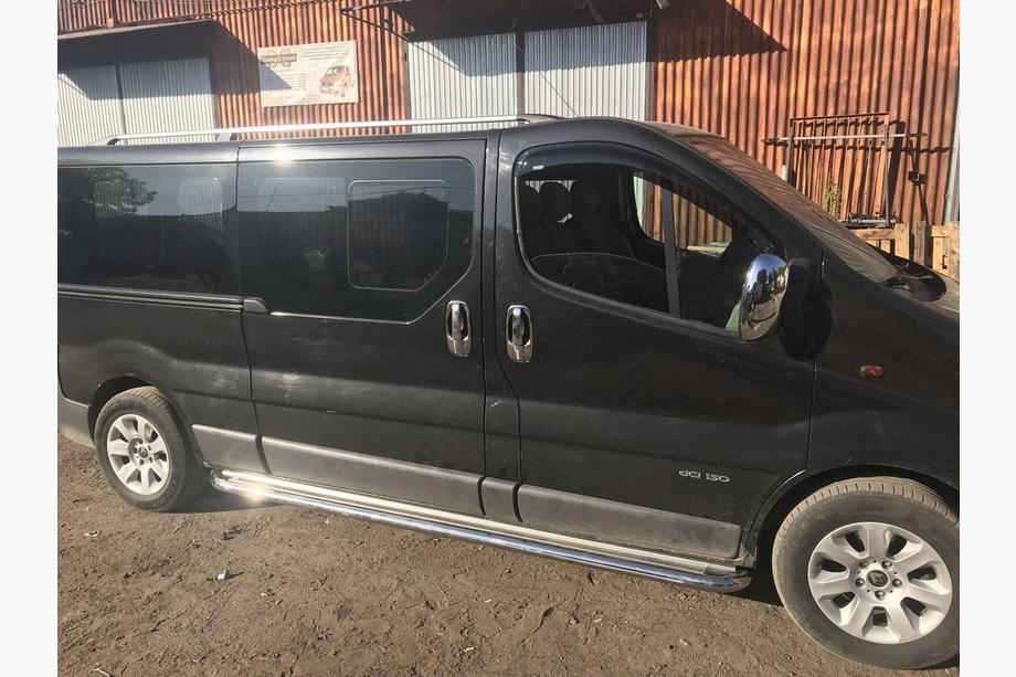 Renault Trafic 2001–2015 Estribos Laterales Premium (2 uds., Acero Inoxidable) 60 mm, batalla larga Foto 5