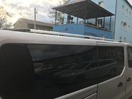 Renault Trafic 2015- Barras de Techo Cromadas Corto, Pies de Plastico foto 5