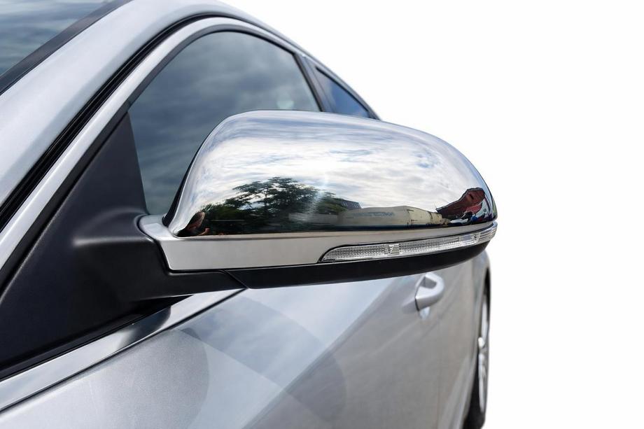 Skoda Superb 2009-2015 Cubiertas de Espejos (2 uds., Acero Inoxidable) Carmos - Acero Inoxidable Turco Image