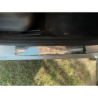 Protectores de umbral Carmos (4 uds., acero inoxidable) Skoda Fabia 2007-2014 foto 2