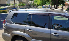 Toyota Land Cruiser Prado 120 2002-2009 Barras de techo Cromo turcas foto 2