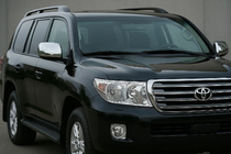 Toyota Land Cruiser 200 2007-2021 Cubiertas de Espejos 2008-2012 (2 uds, Acero Inoxidable) foto 1