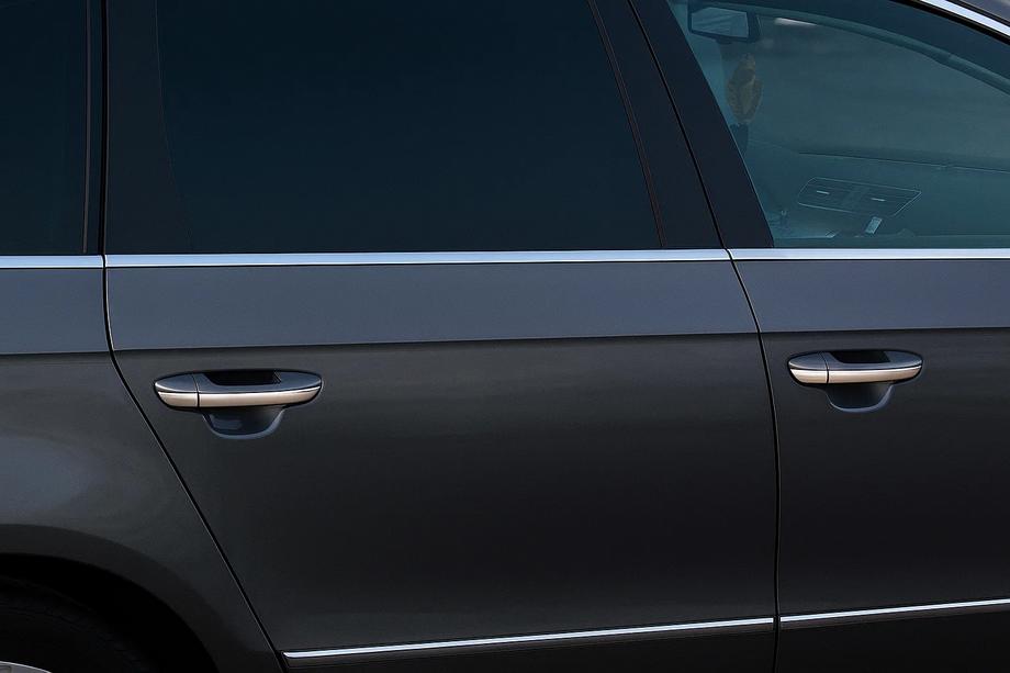 Volkswagen Passat B6 2006-2012 Molduras inferiores de ventanas acero inoxidable (4 uds) Image