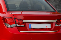Chevrolet Cruze 2009–2015 Protector de borde de maletero acero inoxidable Sedán, Carmos - Acero Turco foto 2