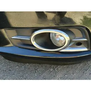 Marcos para faros antiniebla (2 uds., acero inoxidable)