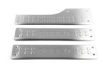 Fiat Doblo II 2010-2022 Placas de umbral interiores OmsaLine (acero inoxidable) 4 uds, OmsaLine - Acero Inoxidable Italiano foto 2
