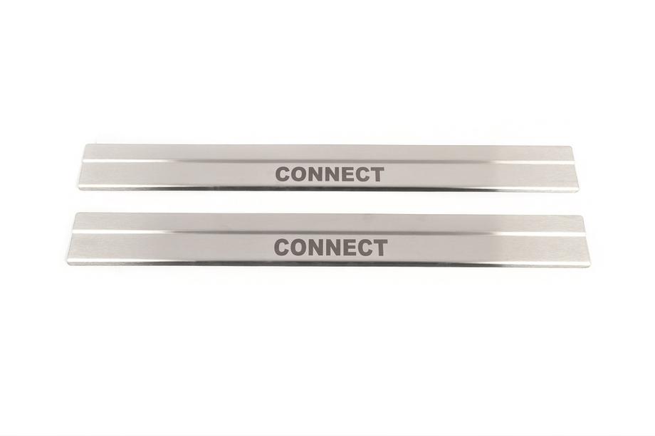Ford Connect 2014-2021 Protector de umbral de puerta Carmos (2 uds., acero inoxidable) Foto 2