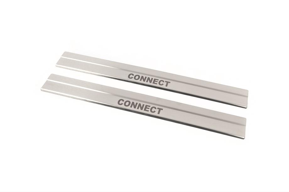 Ford Connect 2014-2021 Protector de umbral de puerta Carmos (2 uds., acero inoxidable) Image