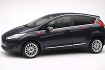 Ford Fiesta 2008-2017 Molduras de ventana acero inoxidable (8 uds) foto 1