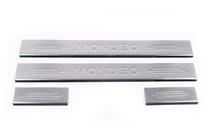Ford Mondeo 2008-2014 Protector de umbral de puerta Carmos acero inoxidable (4 uds) foto 2