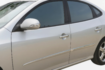 Hyundai Elantra (HD) 2006-2011 Cubiertas de Manijas Cromadas (4 uds., Acero Inoxidable) foto 1