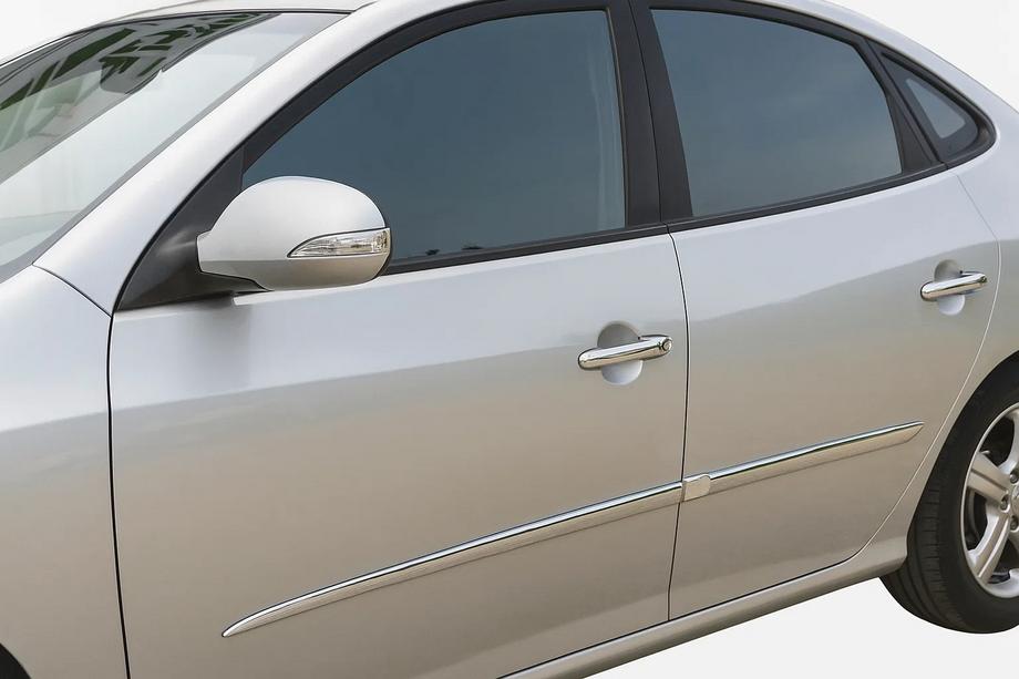 Hyundai Elantra (HD) 2006-2011 Cubiertas de Manijas Cromadas (4 uds., Acero Inoxidable) Image