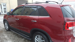 Kia Sorento II XM 2009-2014 Molduras de Ventanas (6 piezas, Acero Inoxidable) foto 8