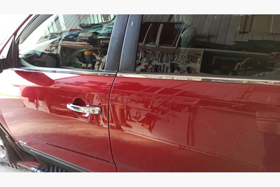 Kia Sorento II XM 2009-2014 Molduras de Ventanas (6 piezas, Acero Inoxidable) OmsaLine - Acero Inoxidable Italiano Foto 3