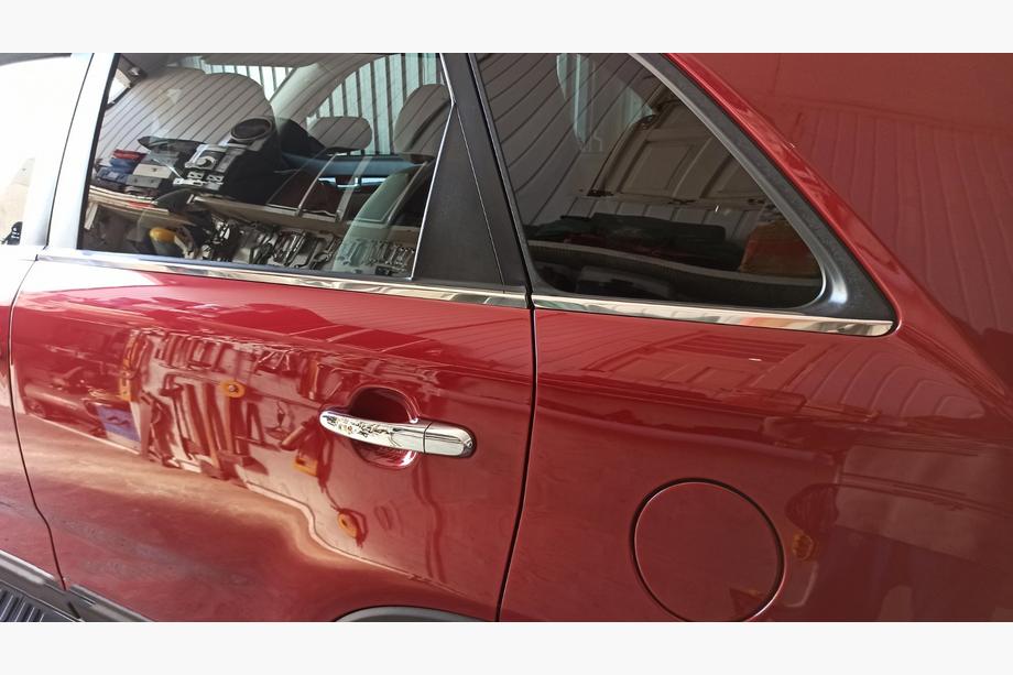 Kia Sorento II XM 2009-2014 Molduras de Ventanas (6 piezas, Acero Inoxidable) OmsaLine - Acero Inoxidable Italiano Foto 7