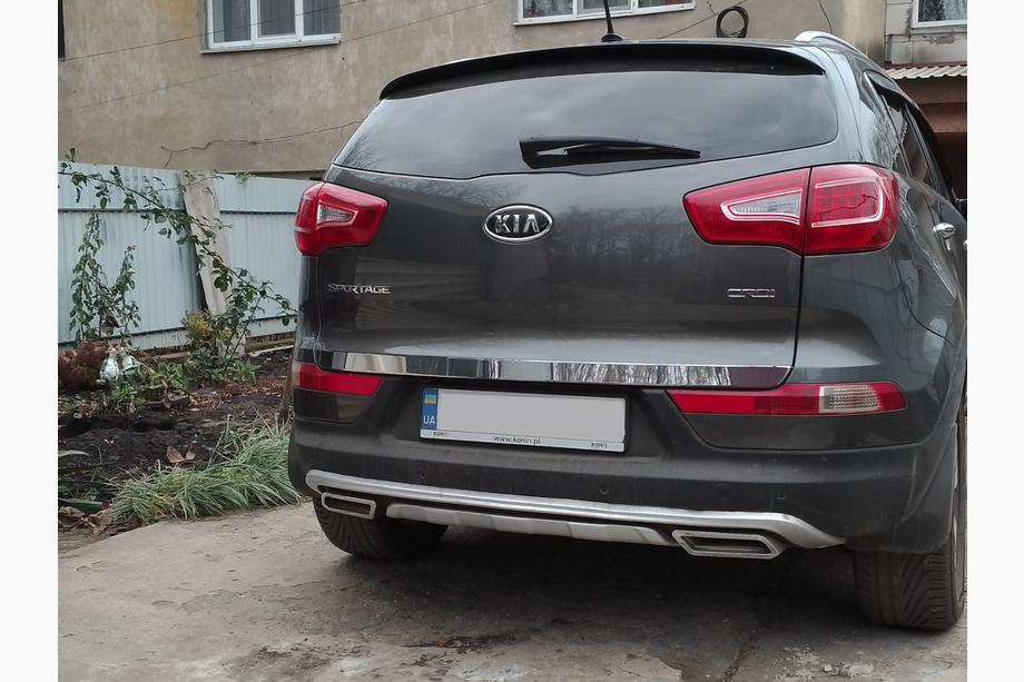 Kia Sportage 2010-2015 Moldura maletero acero inoxidable Carmos - Acero Inoxidable Turco Foto 5