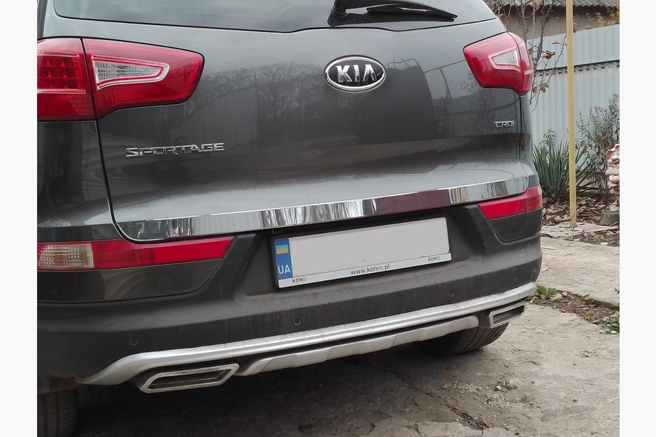 Kia Sportage 2010-2015 Moldura maletero acero inoxidable Carmos - Acero Inoxidable Turco Foto 2