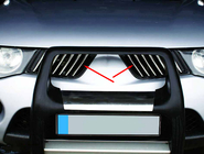 Mitsubishi L200 2006-2015 Cubiertas de Parrilla Cromadas (14 pzs, Acero Inoxidable) foto 2