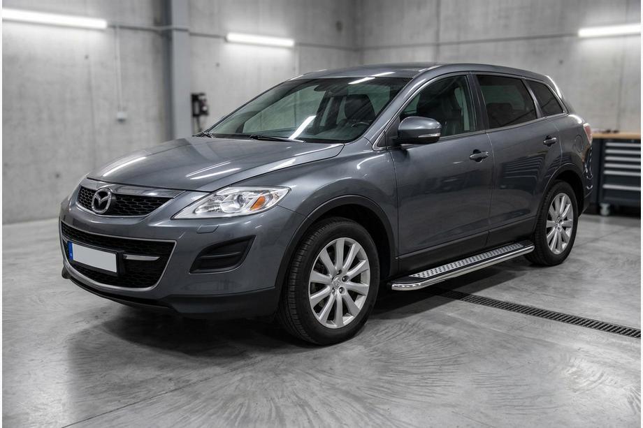 Mazda CX-9 2007-2016 Estribos Laterales Maydos V2 (2 uds, acero inoxidable) Image