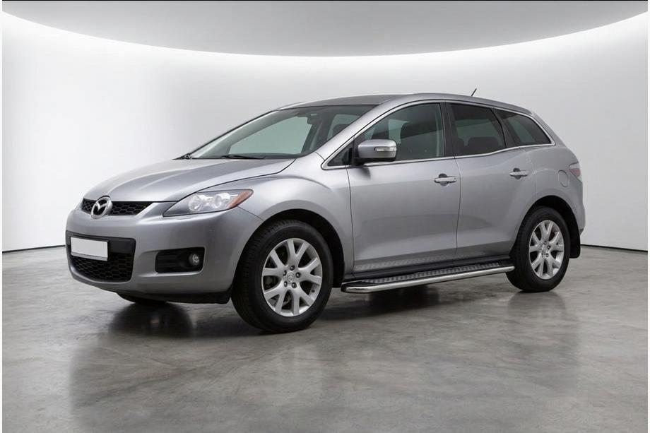 Mazda CX-7 2006-2012 Estribos Laterales Maydos V2 (2 uds, acero inoxidable) Image