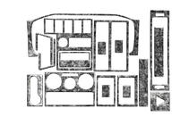 Volkswagen T4 Caravelle/Multivan 1990–2003 Cubiertas de tablero (1999-2003) Titanio foto 4