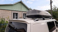 Volkswagen T4 Transporter 1990-2003 Barras de techo Skyport (gris mate) foto 4