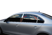 Volkswagen Jetta 2011-2018 Molduras de Acero Inoxidable para Pilares de Puerta foto 1