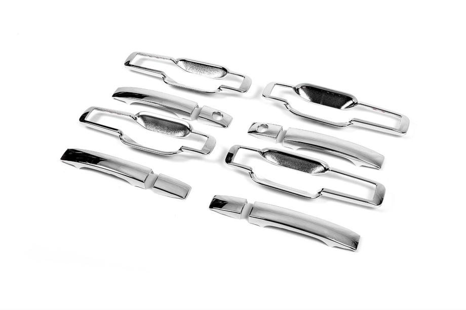 SsangYong Action 2005-2018 Cubiertas de Manijas de Puerta Cromadas con Borde (4 uds, plastico) Image