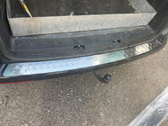 Volkswagen T5 2010-2015 Protector de parachoques trasero recto (Omsa, acero inoxidable) Multivan foto 3