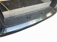 Volkswagen T5 2010-2015 Protector de parachoques trasero recto (Omsa, acero inoxidable) Multivan foto 1