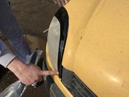 Renault Kangoo 1998-2008 Pestañas Faros (2 uds., ABS Negro) (2003-2008) Negro Mate foto 3