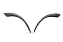 Renault Kangoo 1998-2008 Pestañas Faros (2 uds., ABS Negro) (2003-2008) Negro Mate foto 7